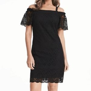 WHBM Off the shoulder lace dress